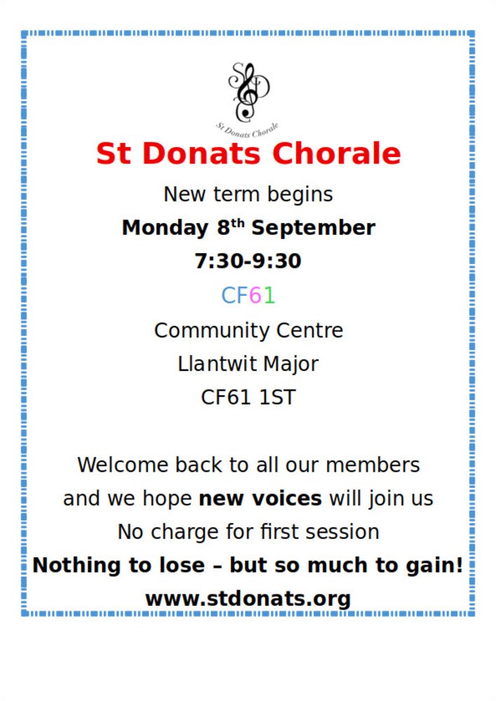 New Term 8th September 2025
